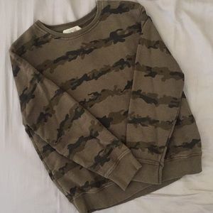 Boys Zara Camo Sweatshirt